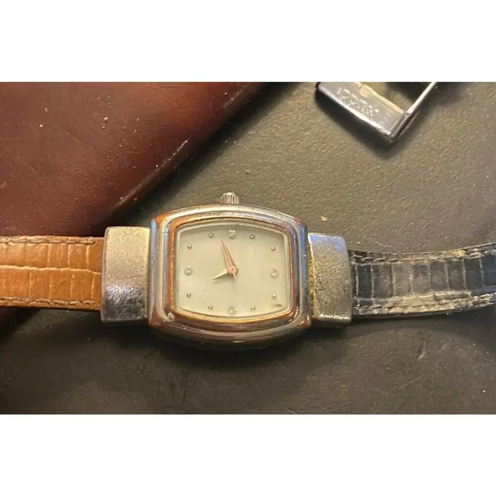 VTG Women's Mary Kay Watch, MOP Face, Twist to Change Band Color